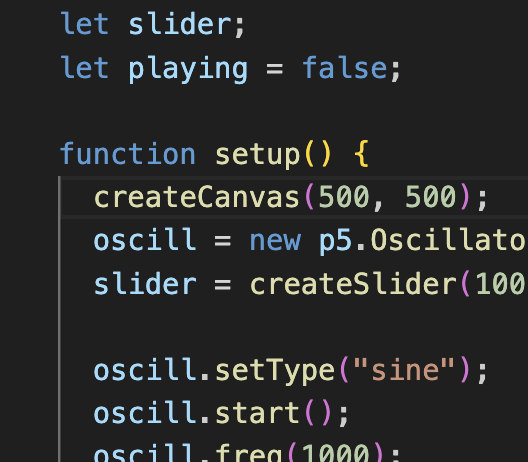 I played around with the sizing of the square.