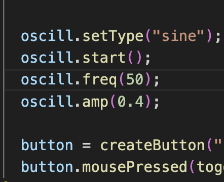 I changed the frequency to 50.