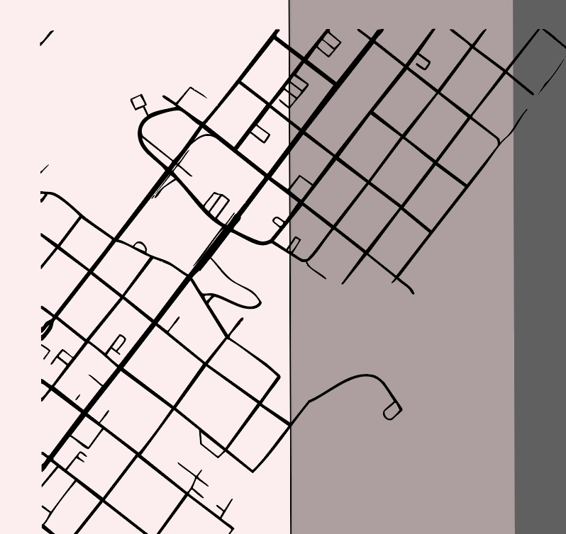 Image traced the road outline.