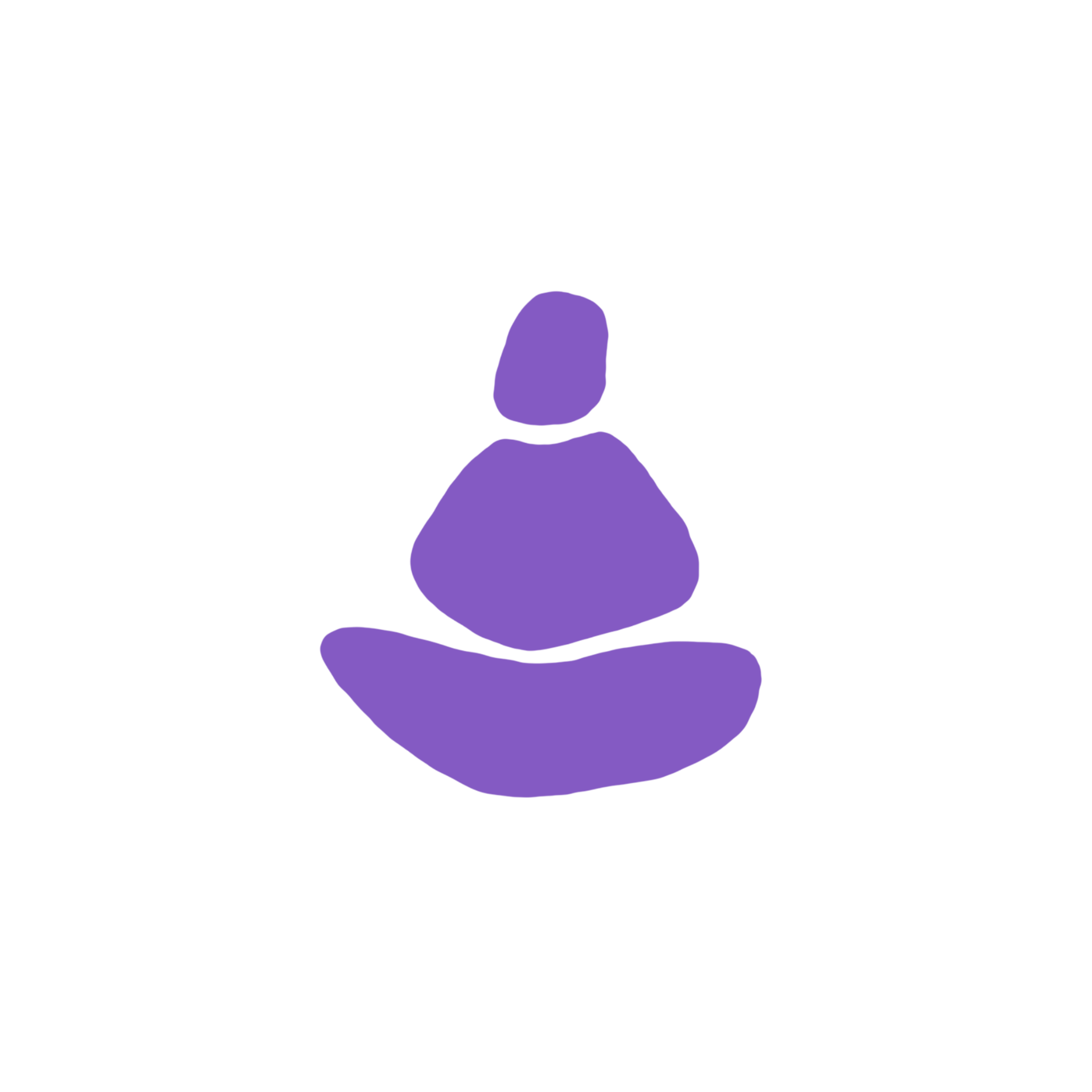 This is the final image of the person meditating.