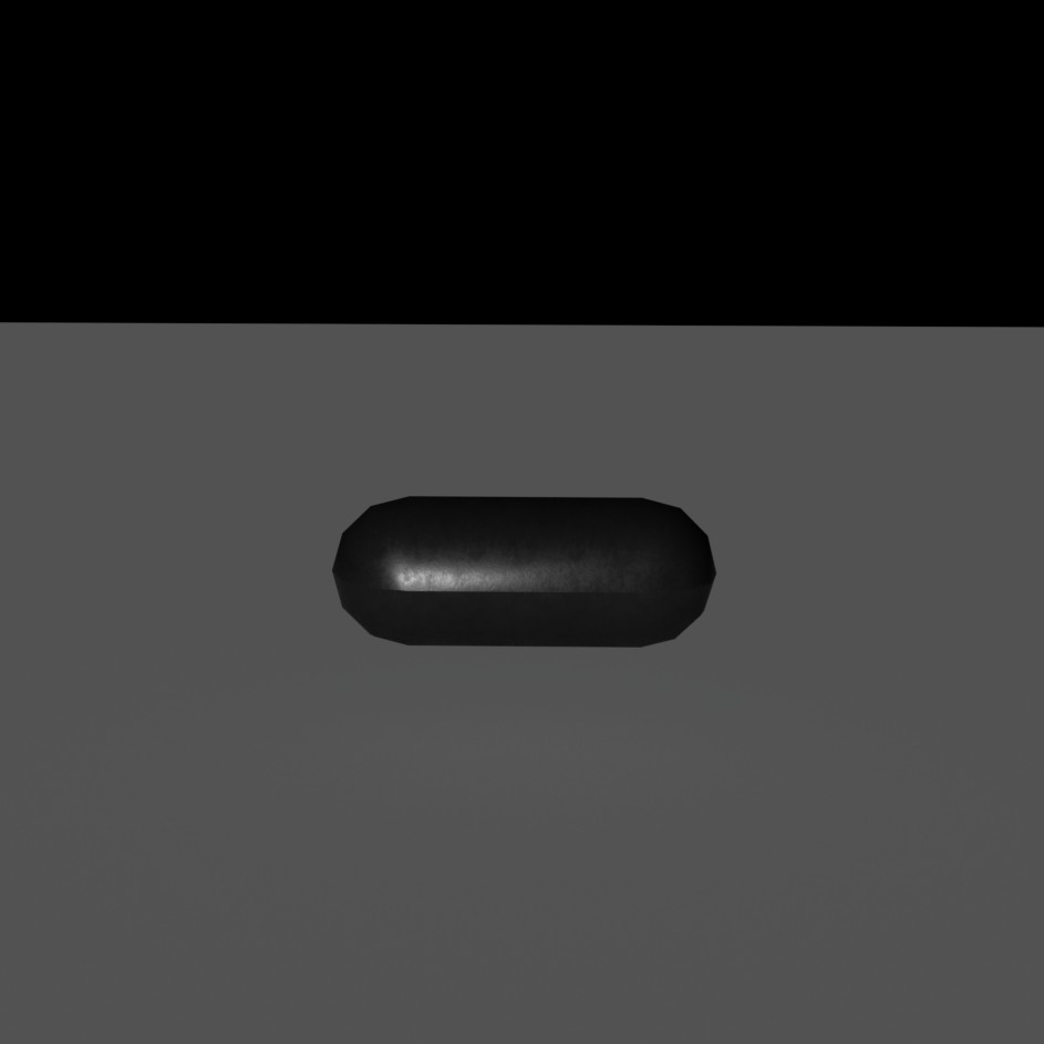 This is a 3D model of my earbud case.